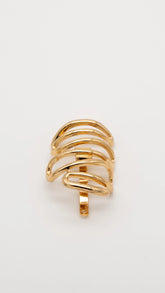 Golden Flow Hair Pin Hook